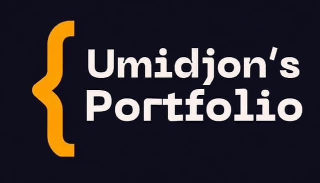 Umidjon's Portfolio